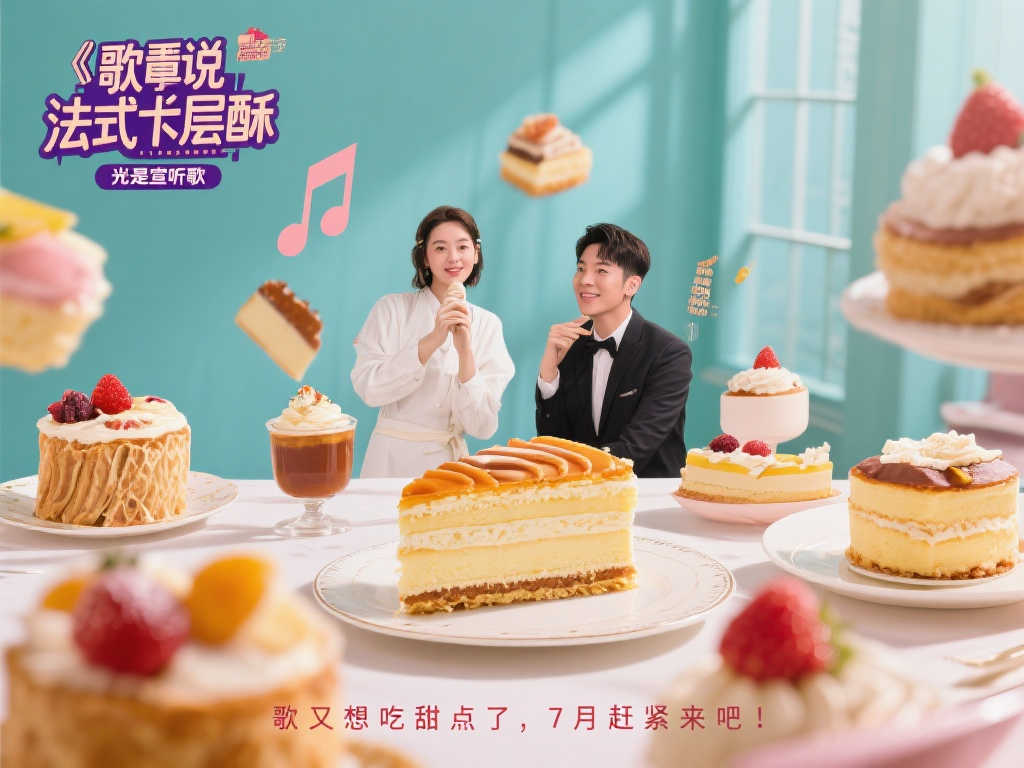 《歌声如法式千层酥》7月甜蜜开播 全新宣传片震撼登场 《歌声如法式千层酥》7月甜蜜开播 全新宣传片震撼登场