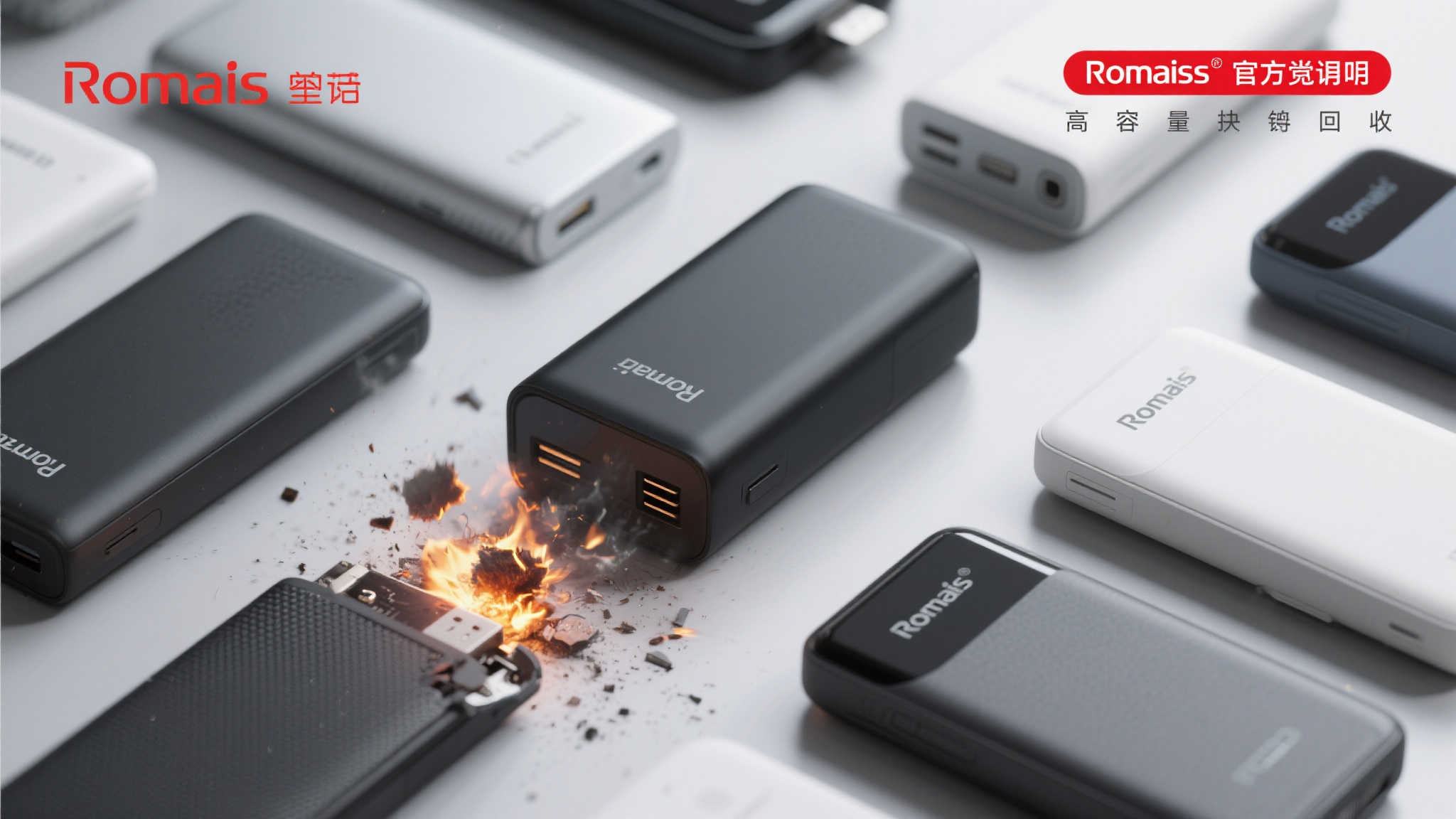 罗马仕紧急召回超49万台充电宝,多个畅销型号受影响 罗马仕紧急召回超49万台充电宝,多个畅销型号受影响